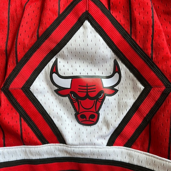 Mitchell & Ness Hardwood Classics Swingman Chicago Bulls Basketball Shorts - Picture 4 of 7